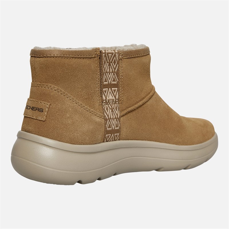SKECHERS Womens On The Go Encore Fireside Boots Chestnut - Image 5