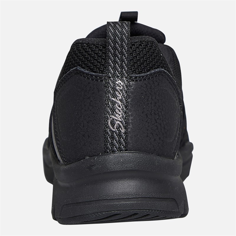 SKECHERS Womens Relaxed Fit Active Sequoia Trainers Black - Image 3