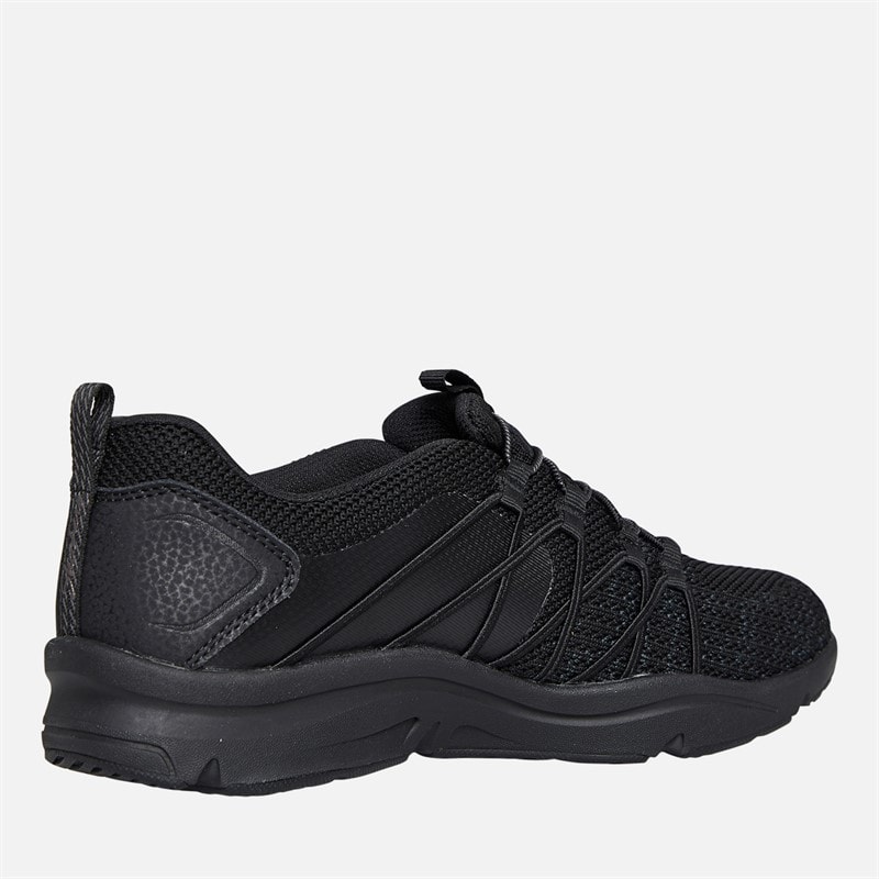 SKECHERS Womens Relaxed Fit Active Sequoia Trainers Black - Image 5