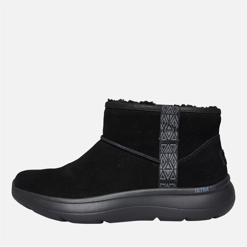 SKECHERS Womens On The Go Encore Fireside Boots Black - Image 1