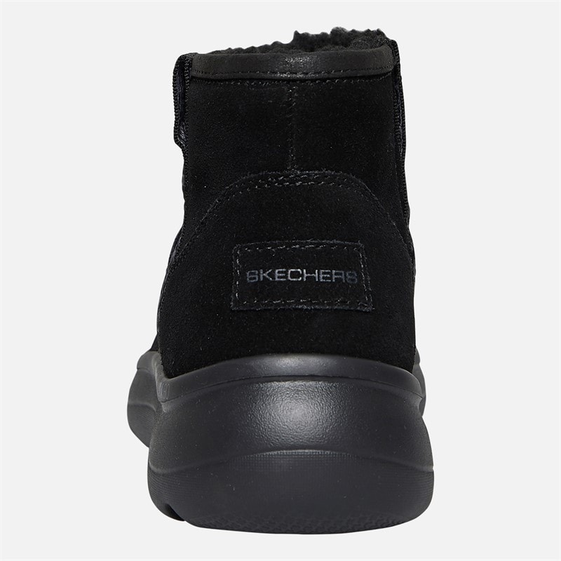 SKECHERS Womens On The Go Encore Fireside Boots Black - Image 3
