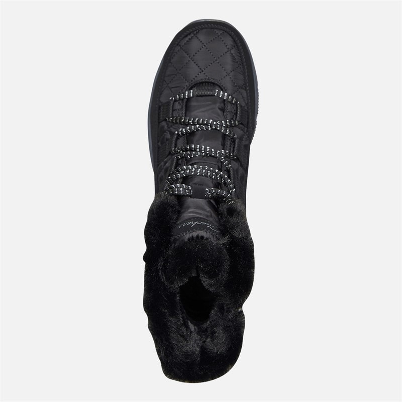 SKECHERS Womens Easy Going Moro Street Boots Black - Image 4