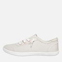 SKECHERS Womens Bobs B Cute Extra Wide Fit Canvas Shoes Natural