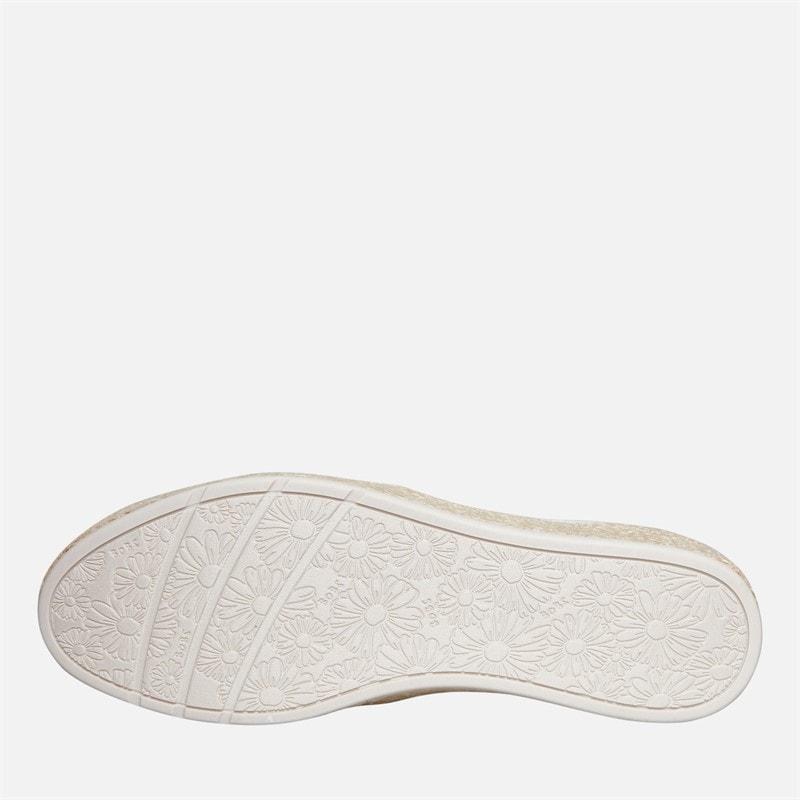 SKECHERS Womens Bobs Sesame By The Bay Espadrilles Off White - Image 2