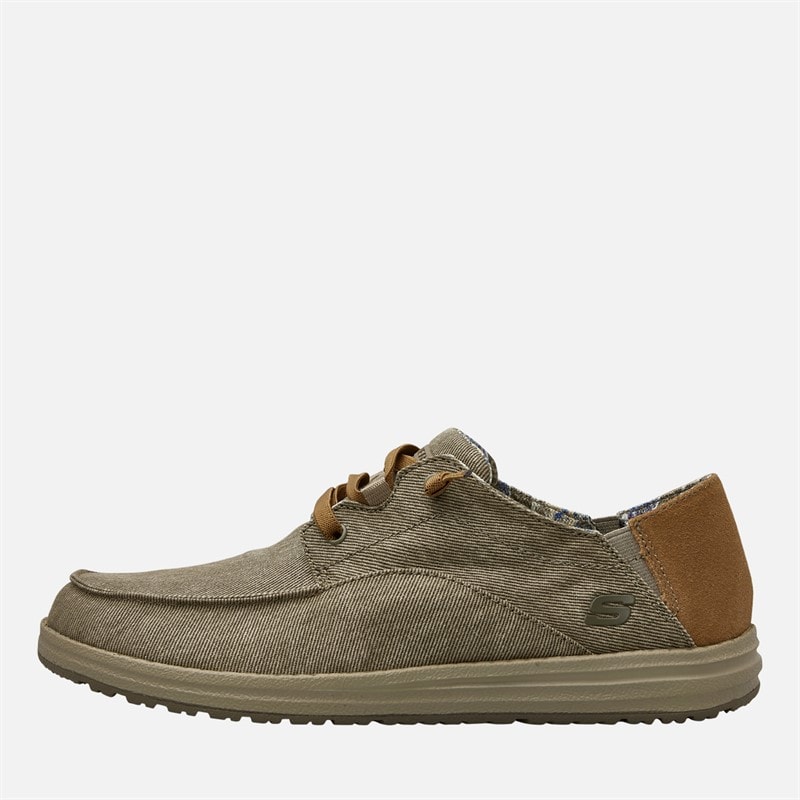 SKECHERS Mens Melson Planon Shoes Taupe