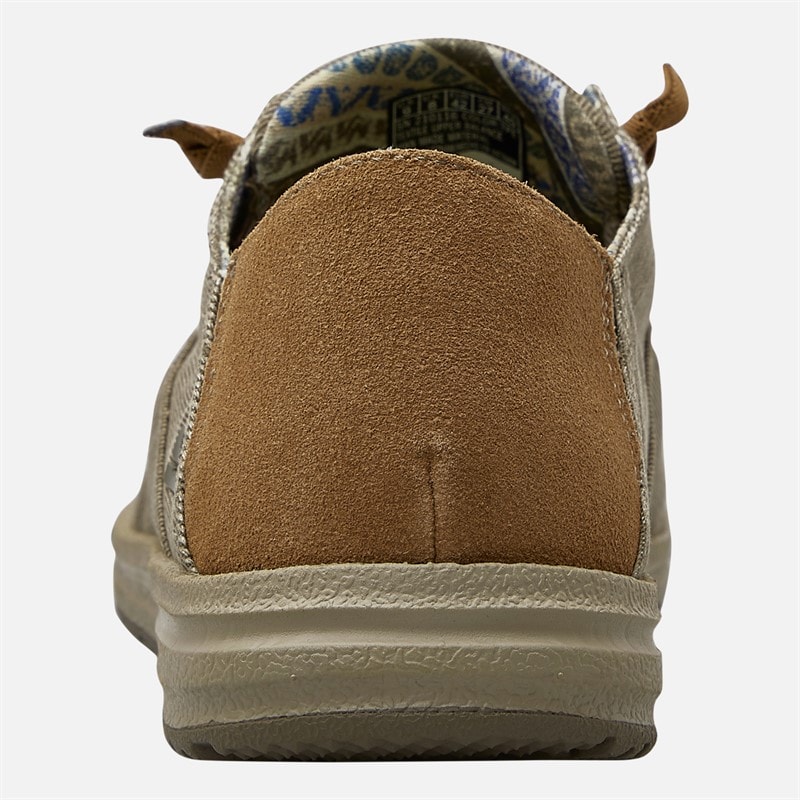 SKECHERS Mens Melson Planon Shoes Taupe - Image 3