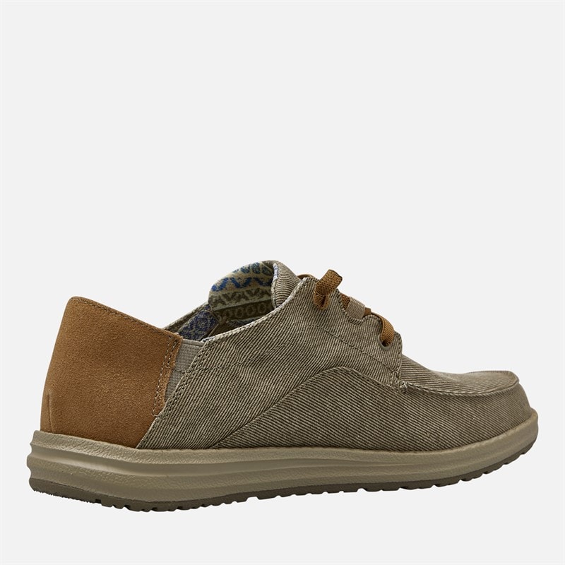 SKECHERS Mens Melson Planon Shoes Taupe - Image 5