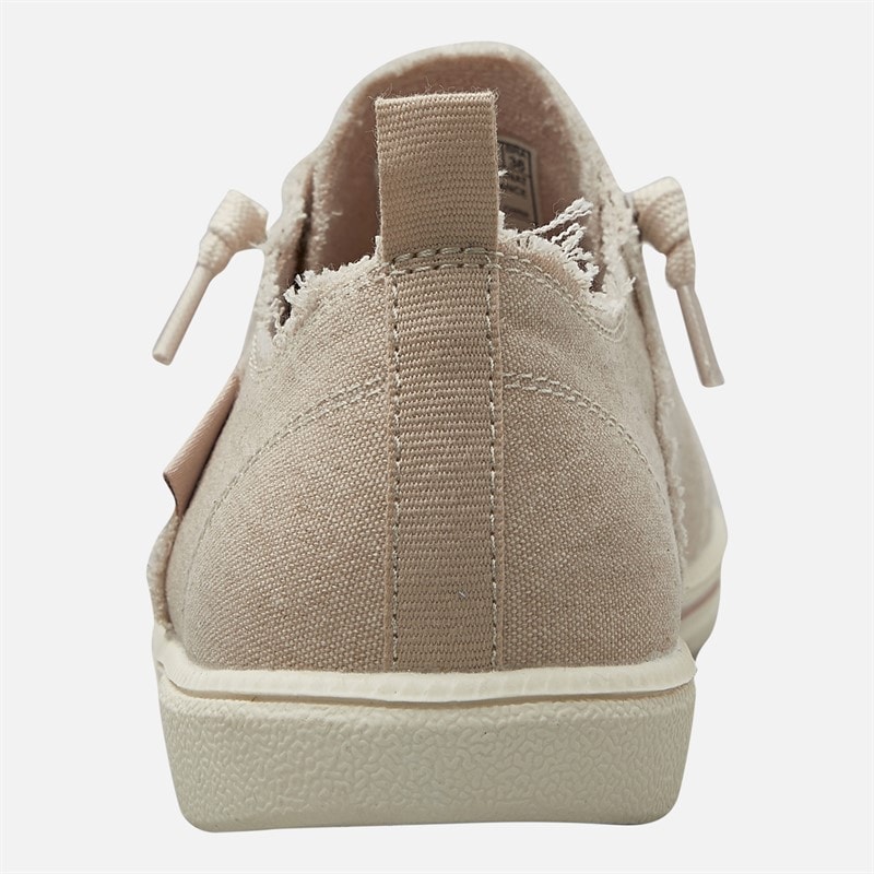 SKECHERS Womens Bobs B Cute 2.0 Chill Look Canvas Pumps Natural Chambray - Image 3
