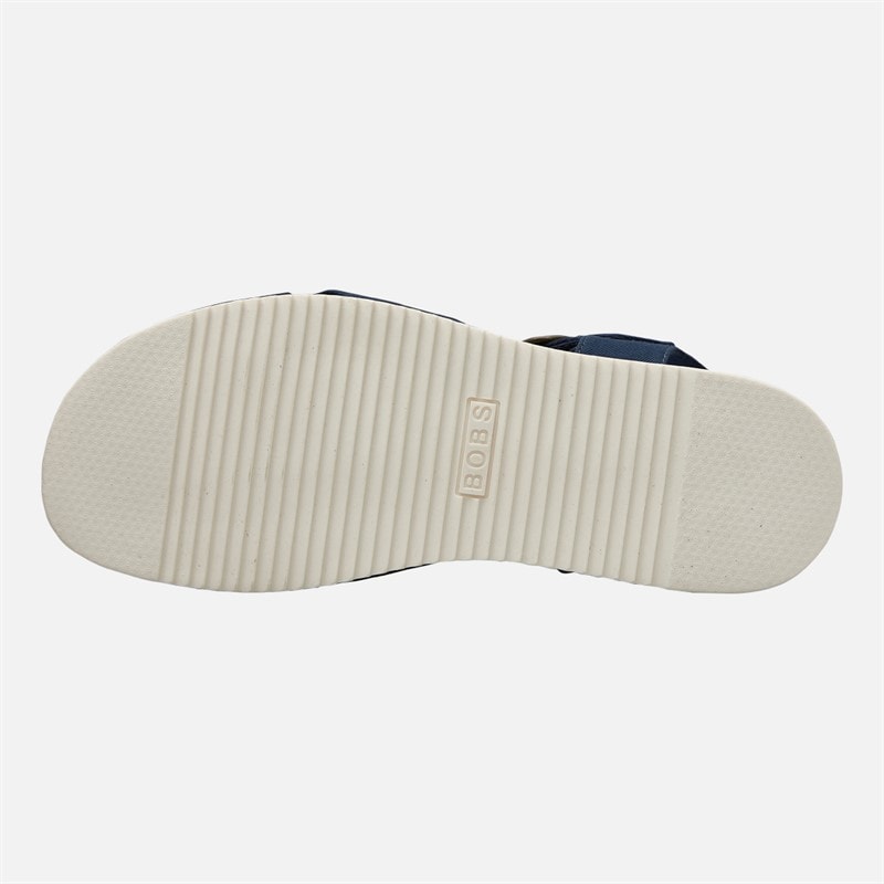 SKECHERS Womens Desert Kiss Low Peak Sun Ankle Strap Sandals Navy - Image 2
