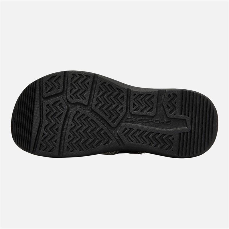 SKECHERS Mens Parson SD Gino Flip Flops Black - Image 2