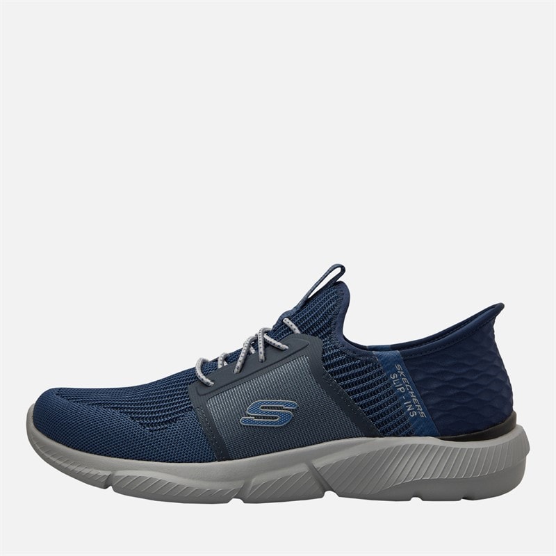 SKECHERS Mens Slip In Ingram Brackett Trainers Navy - Image 1