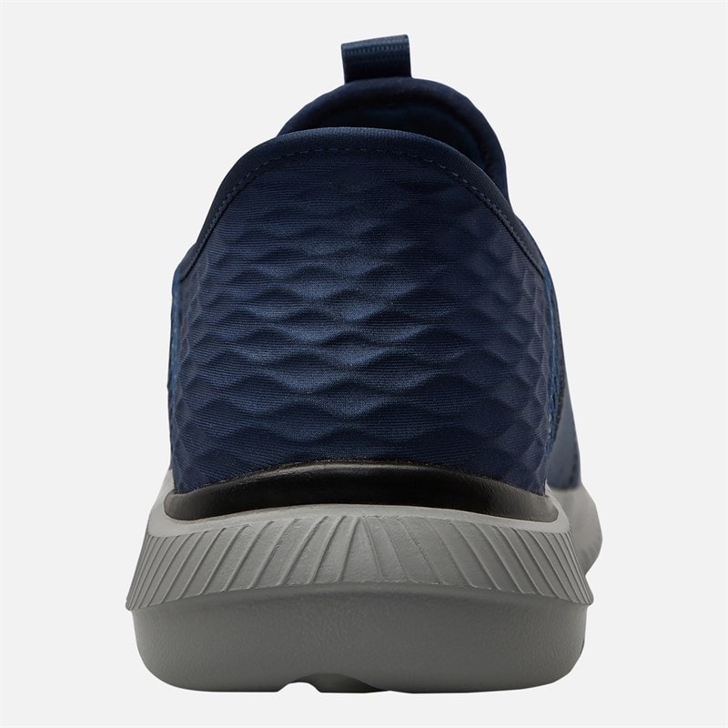 SKECHERS Mens Slip In Ingram Brackett Trainers Navy - Image 3