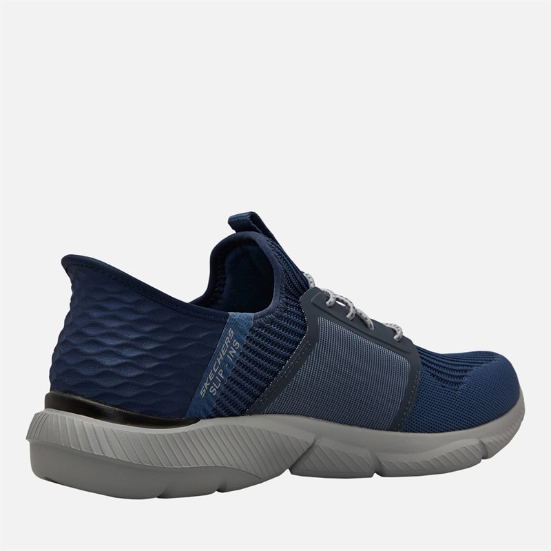 SKECHERS Mens Slip In Ingram Brackett Trainers Navy - Image 5