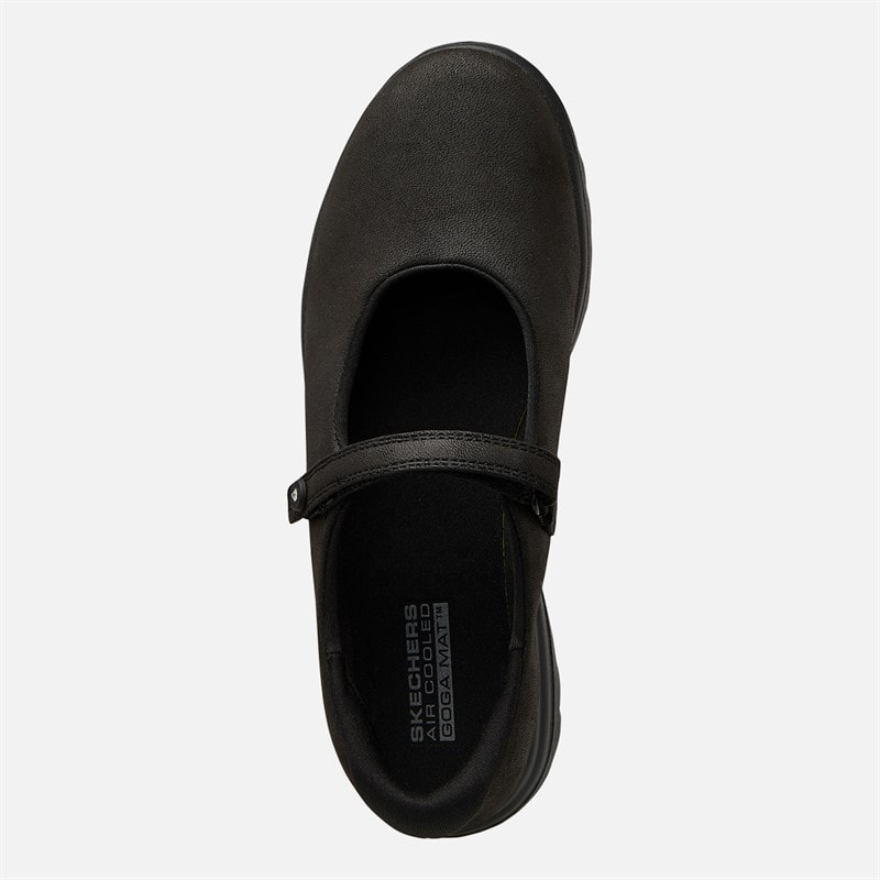 SKECHERS Womens On The Go Flex Whisper Mary Jane Shoes Black - Image 4