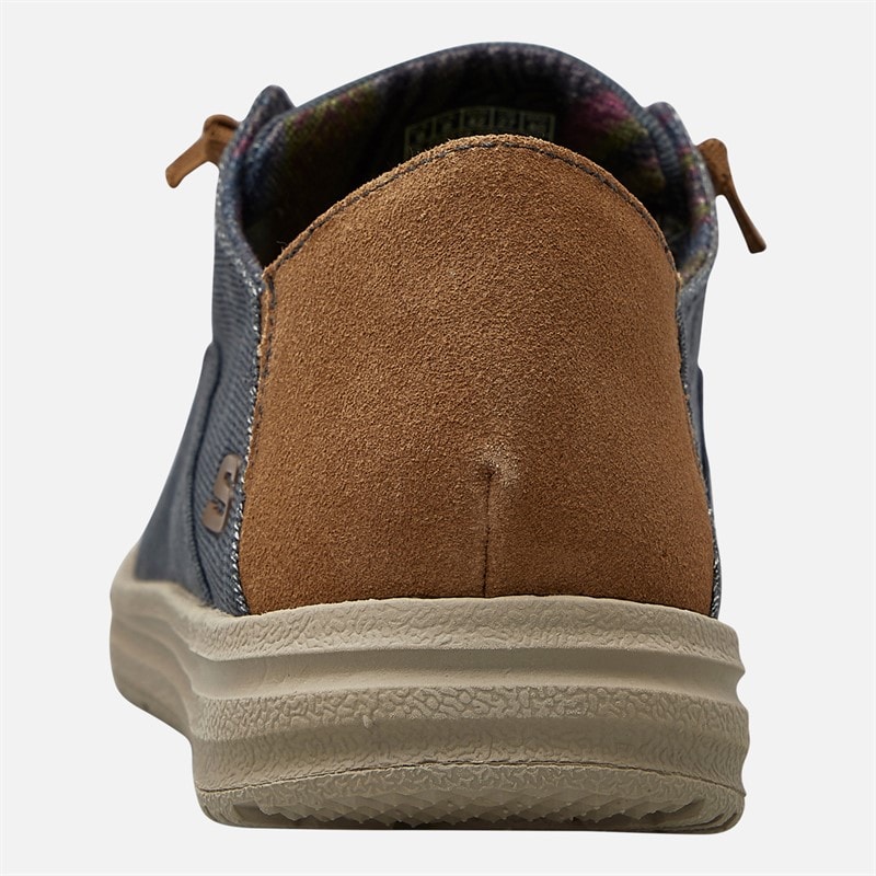 SKECHERS Mens Melson Planon Shoes Navy - Image 3