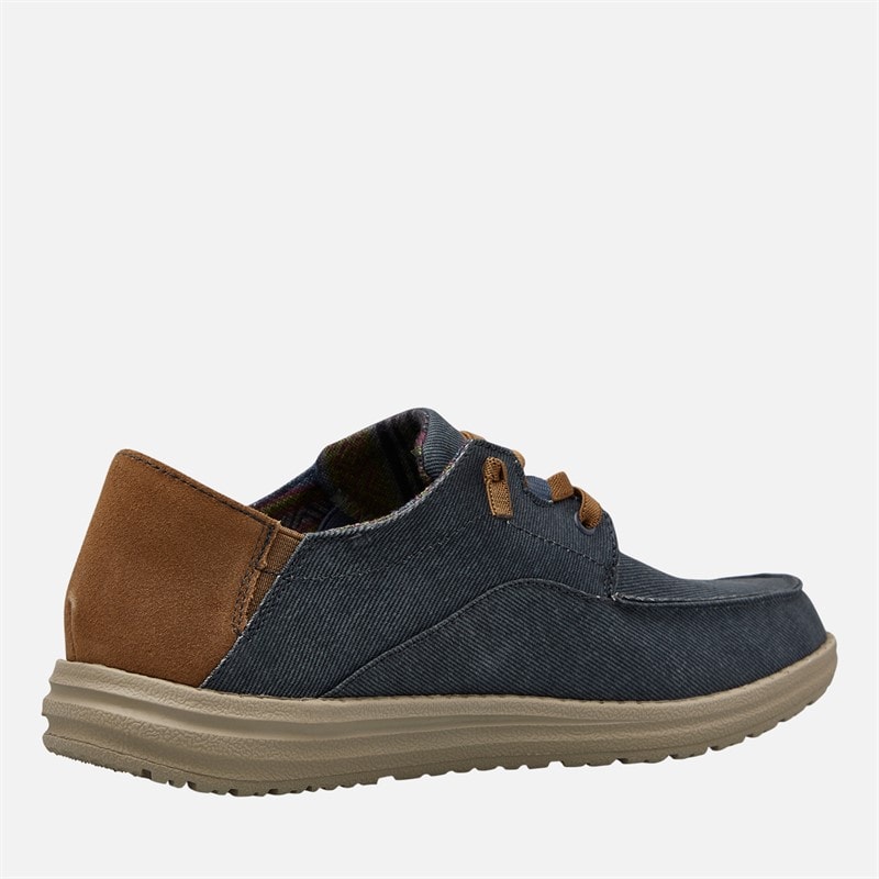SKECHERS Mens Melson Planon Shoes Navy - Image 5
