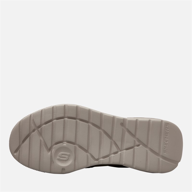 SKECHERS Mens Beckett Jojo Canvas Shoes Brown Canvas - Image 2