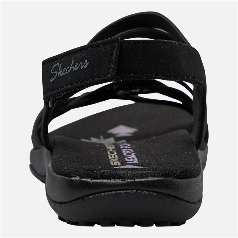 SKECHERS Womens Regae Perfect Duo Ankle Strap Sandals Black - Image 3