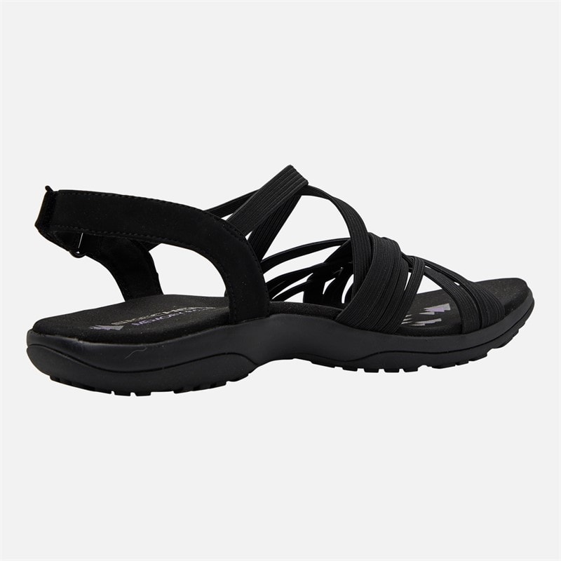 SKECHERS Womens Regae Perfect Duo Ankle Strap Sandals Black - Image 5