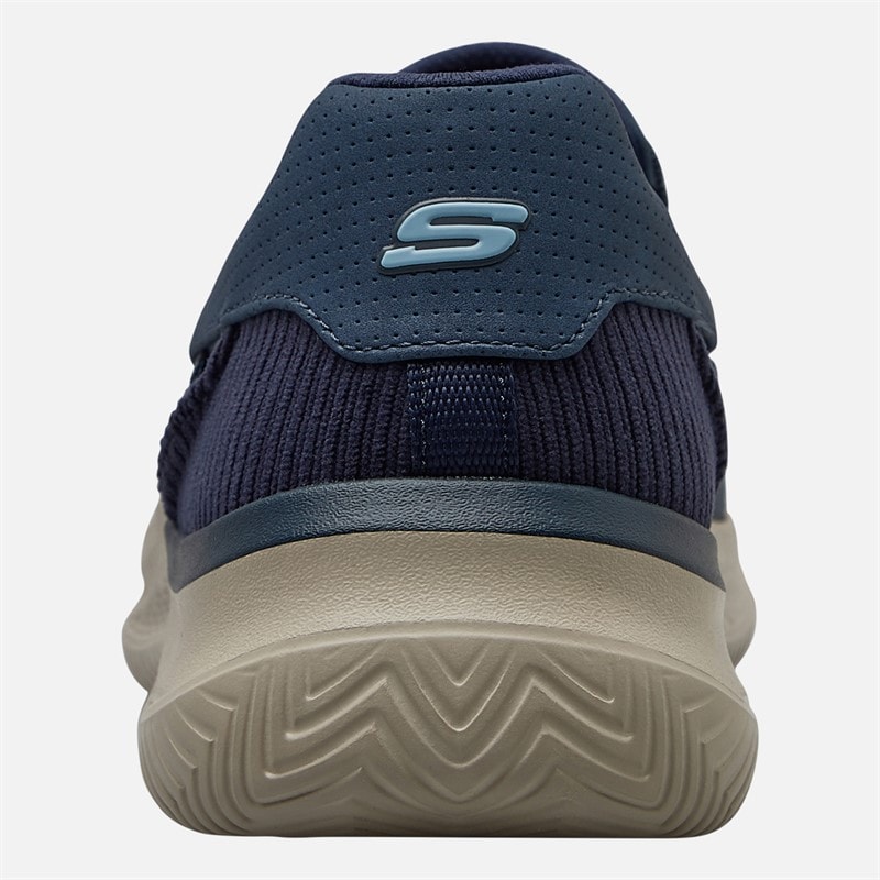 SKECHERS Mens Hasting Fielden Slip-On Shoes Navy - Image 3