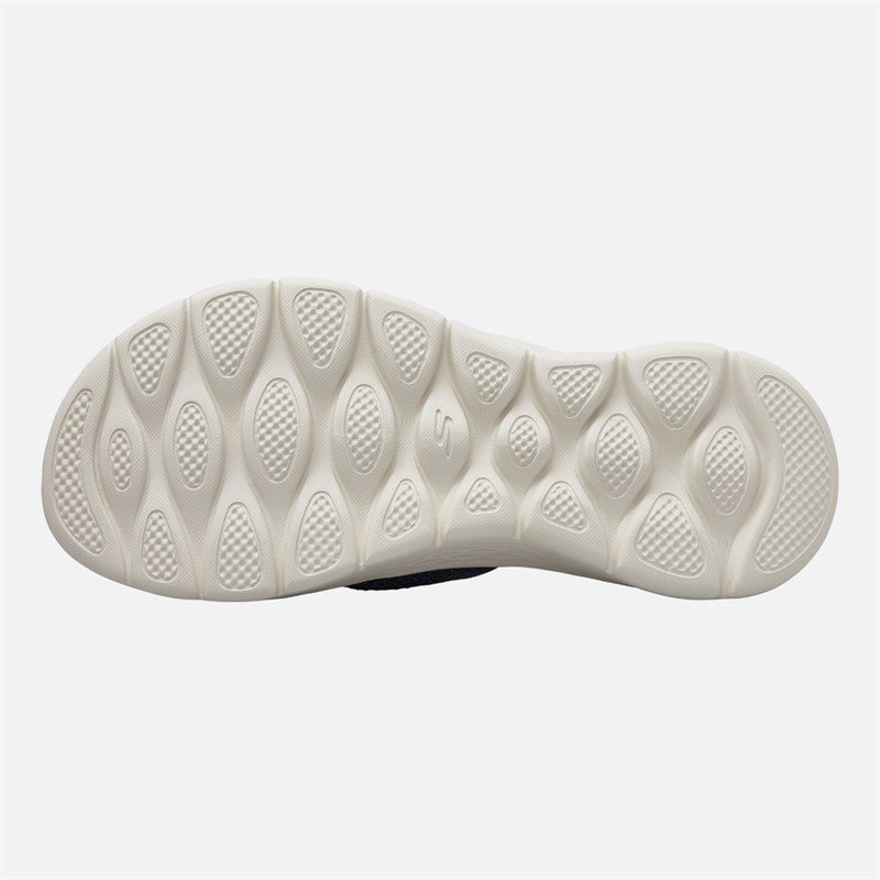 SKECHERS Womens Go Walk Flex Timeless Sliders Navy - Image 2