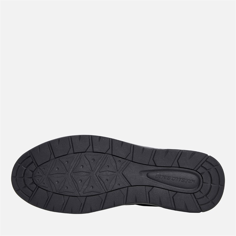 SKECHERS Mens Waterproof Relaxed Fit Garlan Pryor Shoes Black - Image 2
