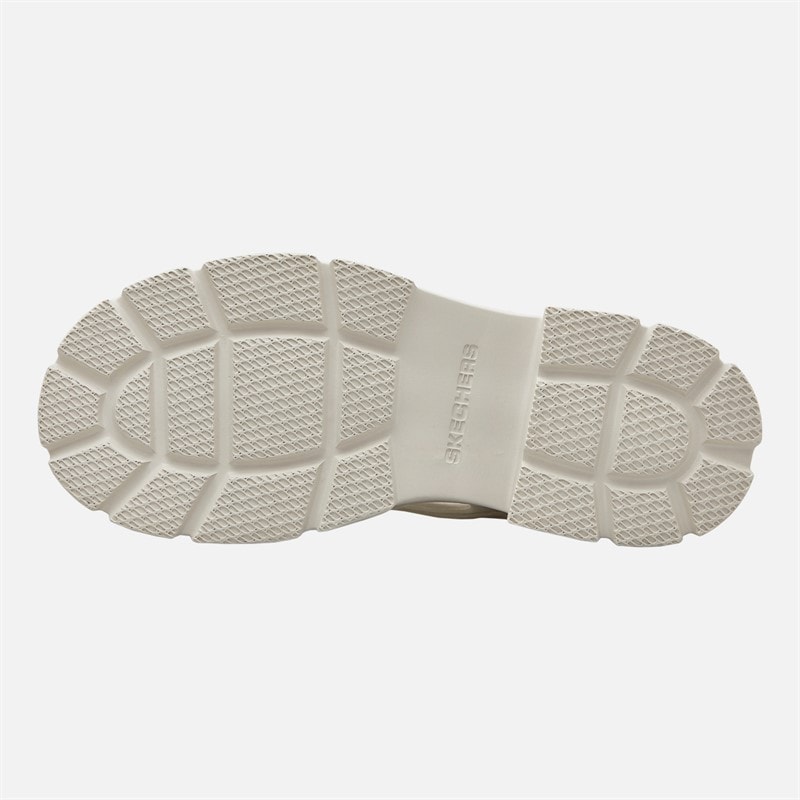 SKECHERS Womens Headliner Foamies Cher Sandals Natural - Image 2