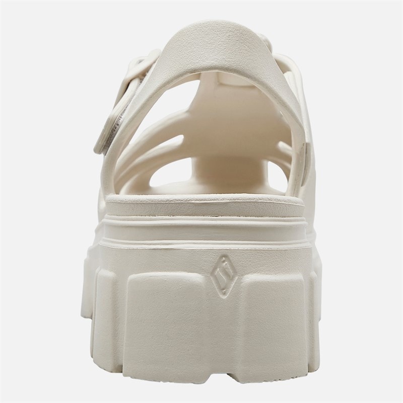 SKECHERS Womens Headliner Foamies Cher Sandals Natural - Image 3