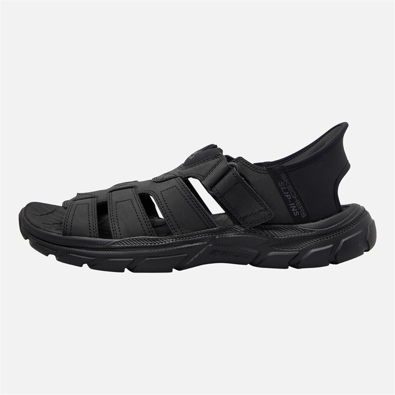 SKECHERS Mens Norvel Revolted SS Sandals Black - Image 1