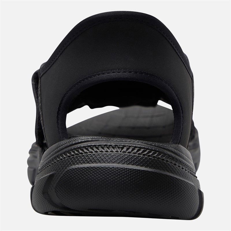 SKECHERS Mens Norvel Revolted SS Sandals Black - Image 3