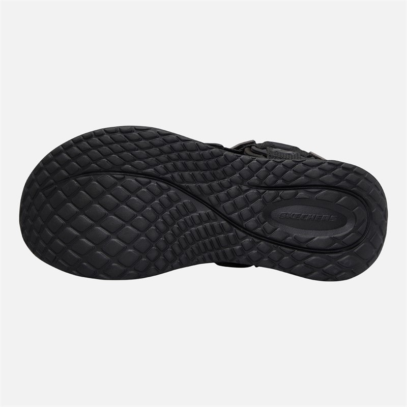 SKECHERS Mens Azusa Orvan Sd Sandals Black - Image 2