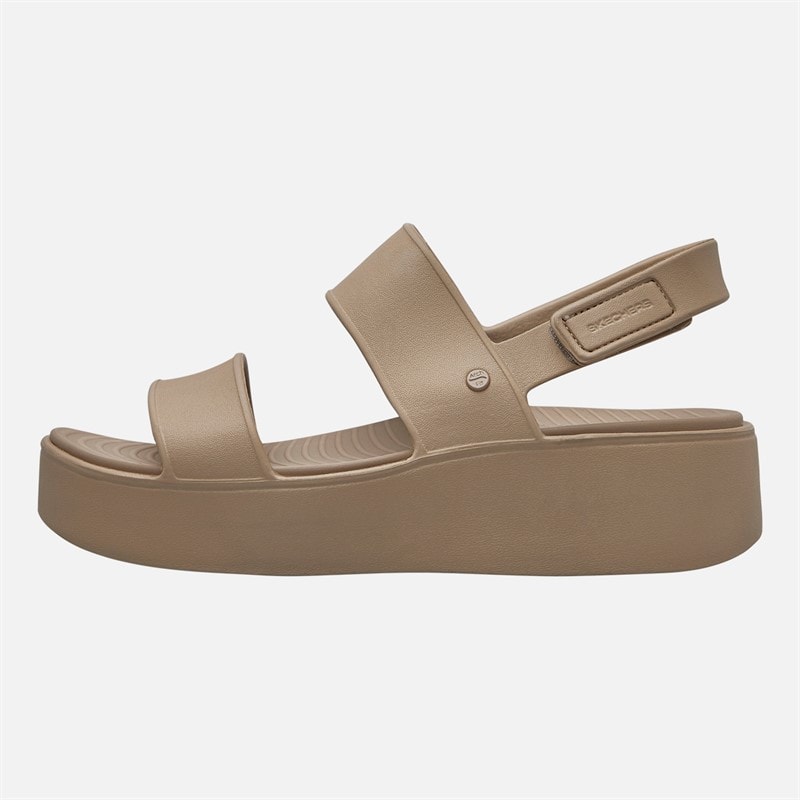 SKECHERS Womens Sunrise Arch Fit Upbeat Sandals Taupe - Image 1
