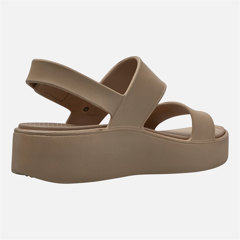 SKECHERS Womens Sunrise Arch Fit Upbeat Sandals Taupe - Image 5