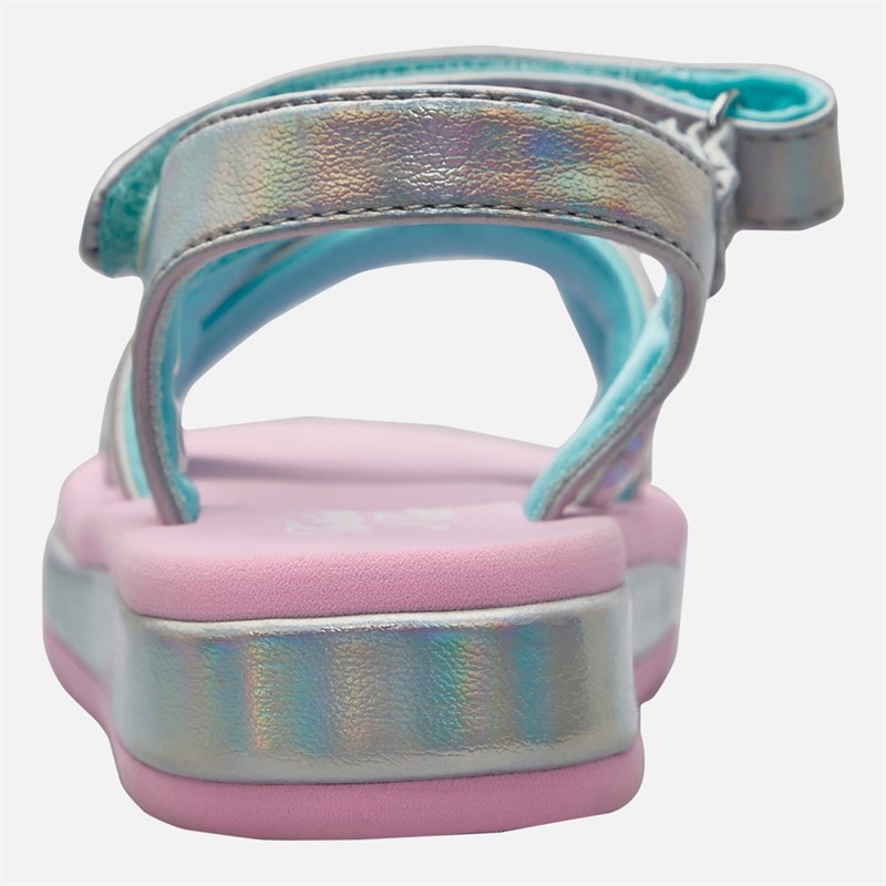 SKECHERS Infant Girls Confetti Splash Sunshines Sandals Silver/Multi - Image 3