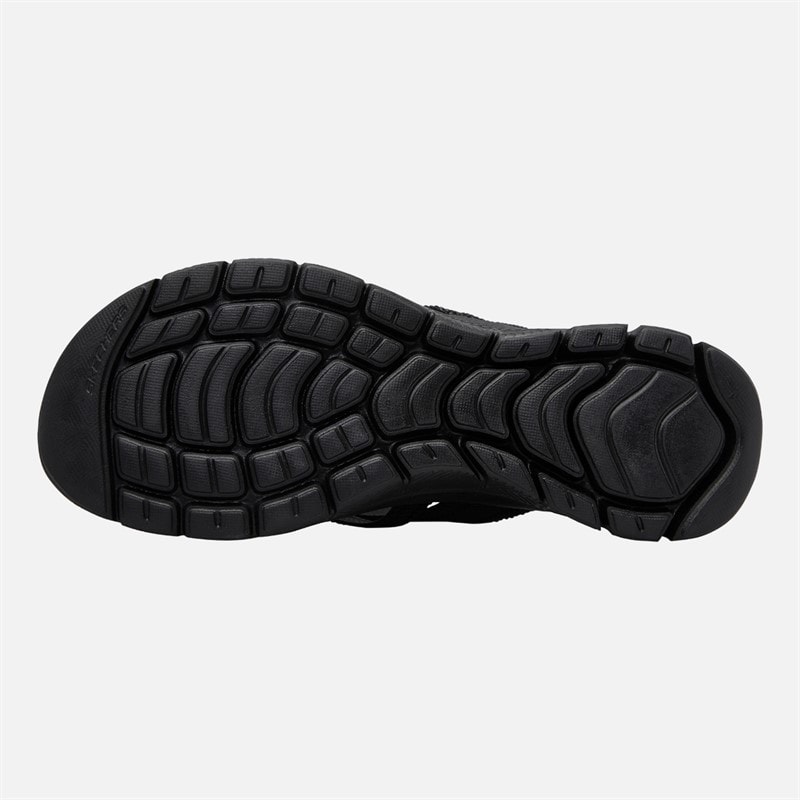 SKECHERS Womens Perfect 4 You Flex Appeal 4.0 Sandals Black - Image 2