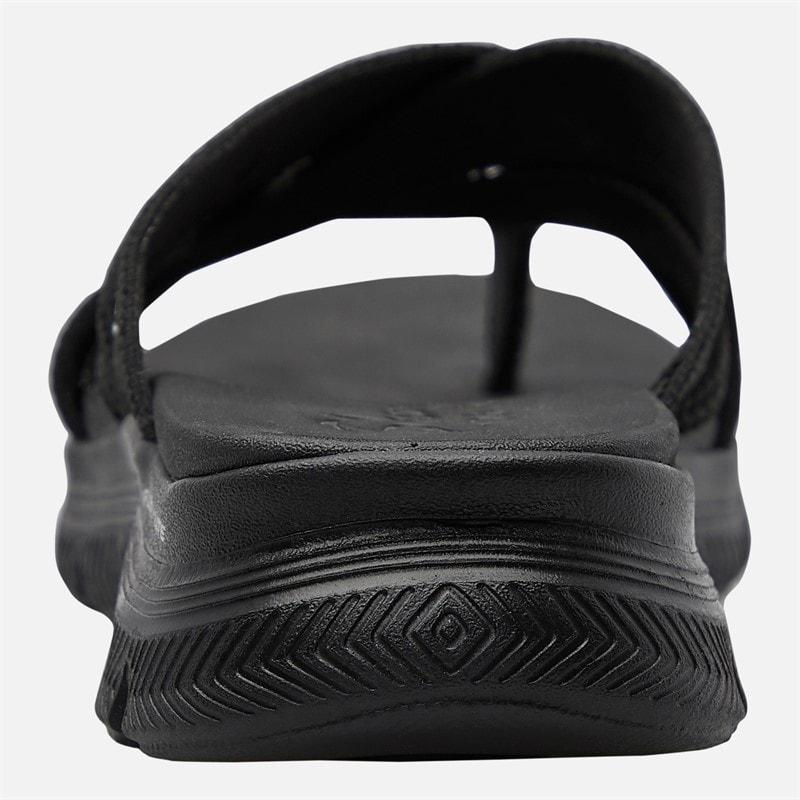 SKECHERS Womens Perfect 4 You Flex Appeal 4.0 Sandals Black - Image 3