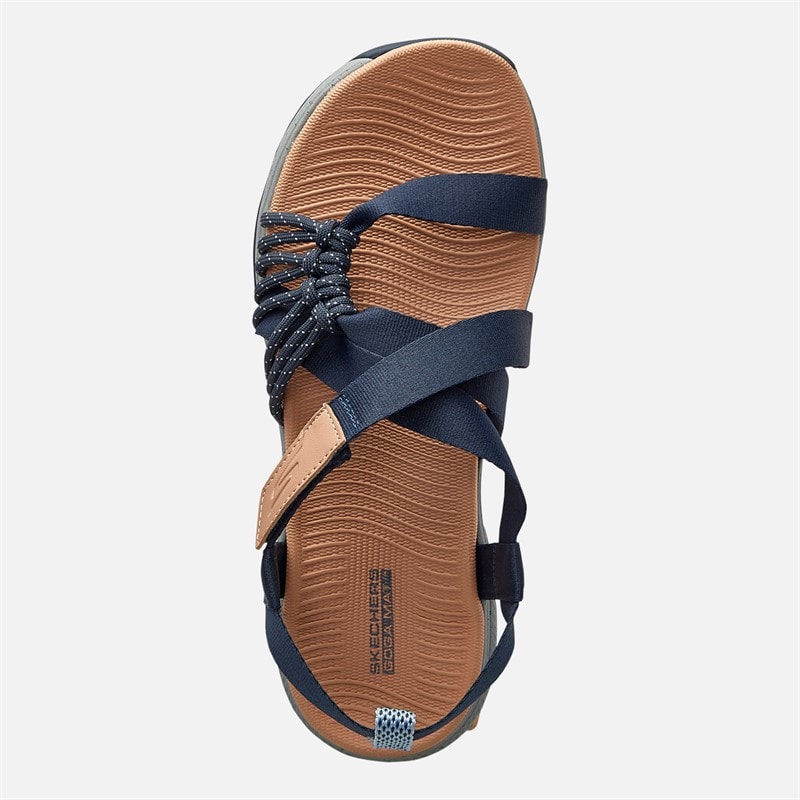 SKECHERS Womens Sidetracked Outdoor Ultra Sandals Navy - Image 4