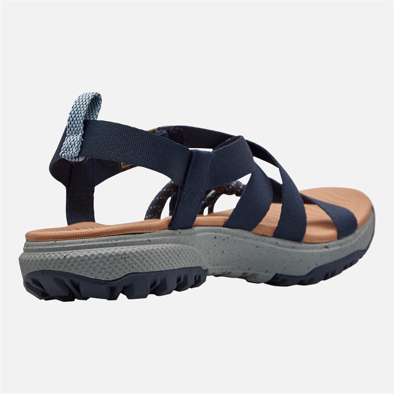 SKECHERS Womens Sidetracked Outdoor Ultra Sandals Navy - Image 5