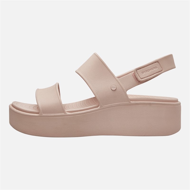 SKECHERS Womens Sunrise Arch Fit Upbeat Sandals Light Pink - Image 1