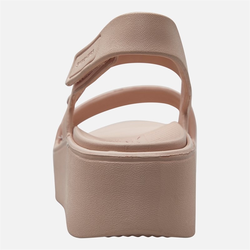 SKECHERS Womens Sunrise Arch Fit Upbeat Sandals Light Pink - Image 3