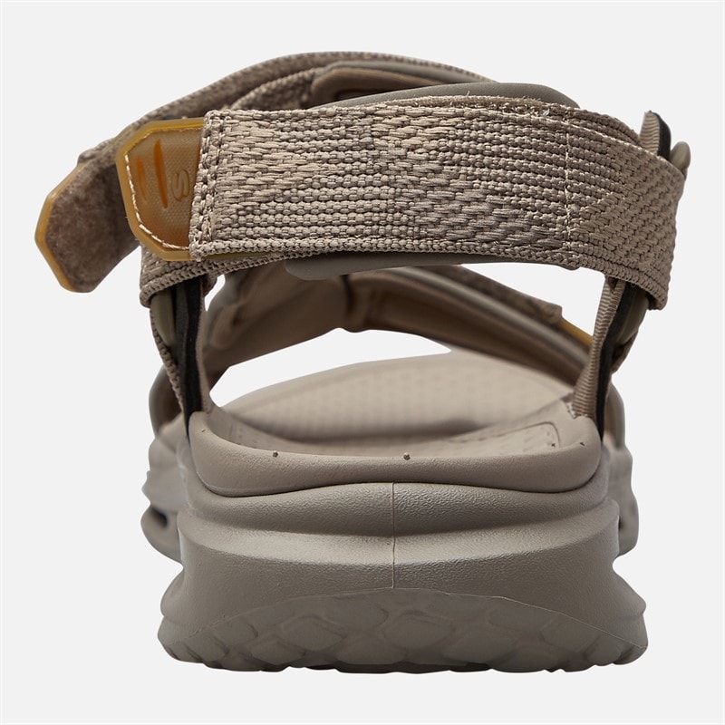 SKECHERS Mens Azusa Orvan SD Sandals Taupe - Image 3