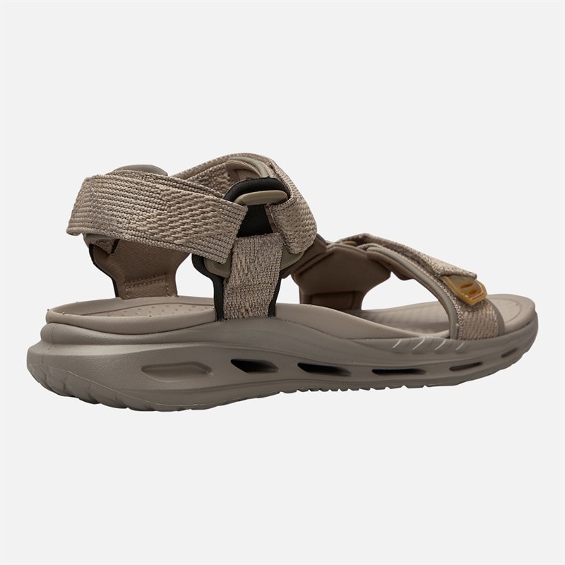SKECHERS Mens Azusa Orvan SD Sandals Taupe - Image 5