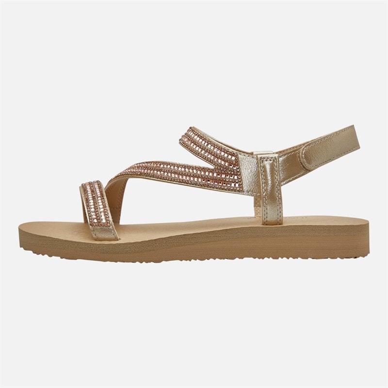 SKECHERS Womens Charming Aura Meditation Sandals Natural - Image 1
