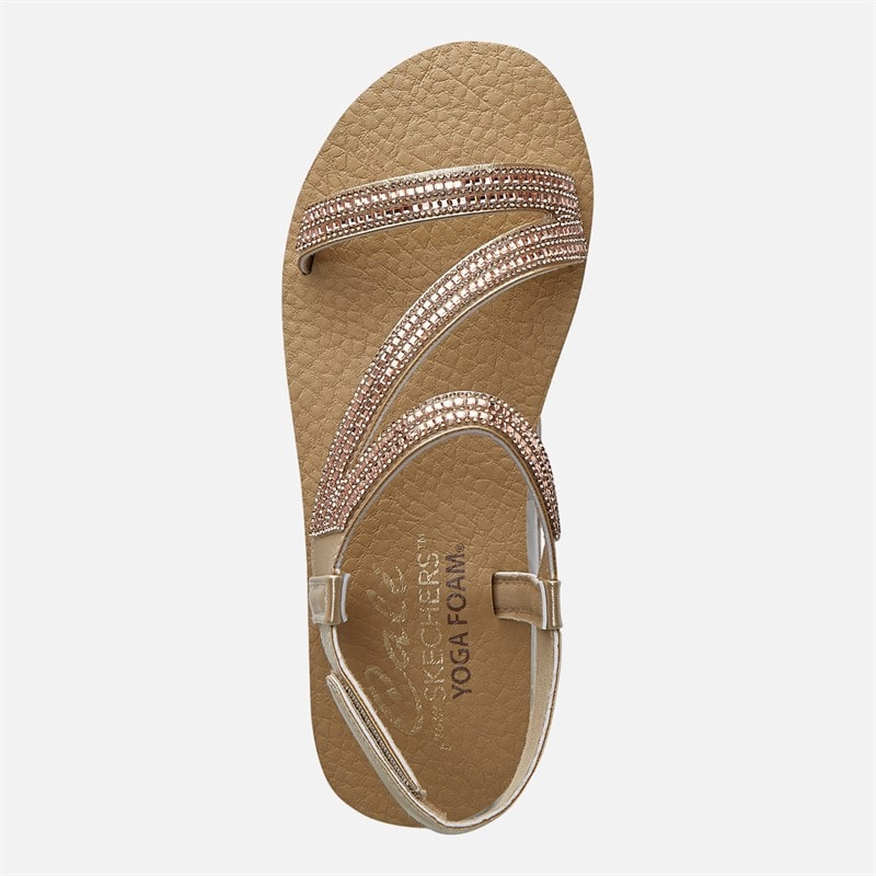 SKECHERS Womens Charming Aura Meditation Sandals Natural - Image 4