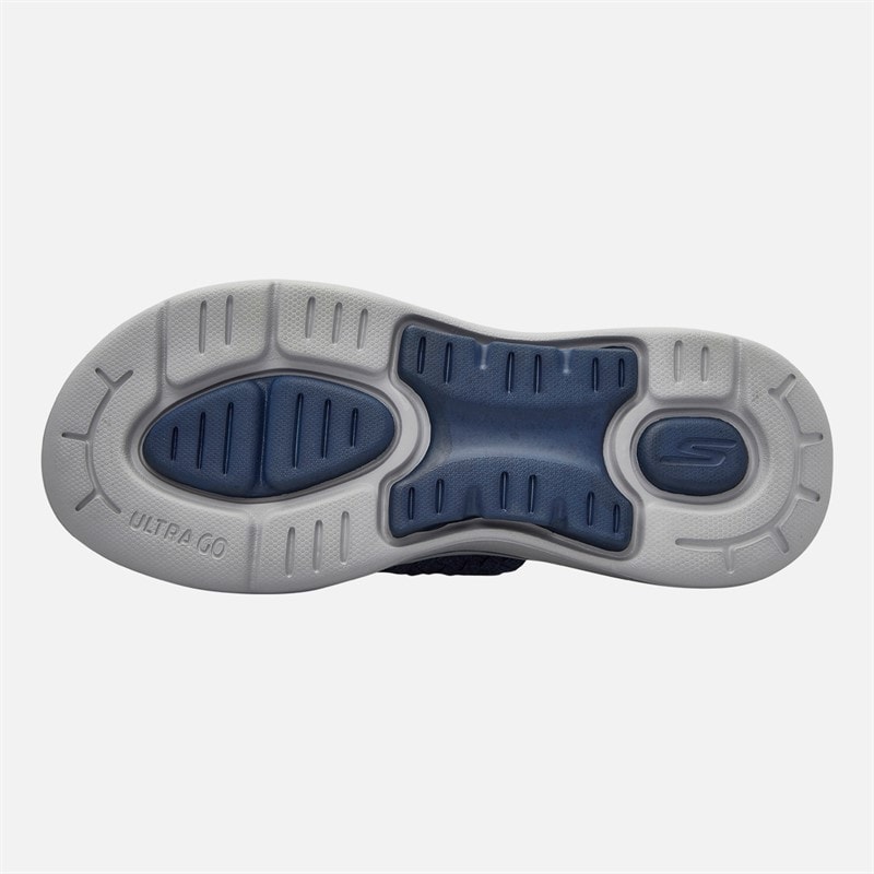 SKECHERS Womens Wondrous Go Walk Arch Fit Sandals Navy - Image 2