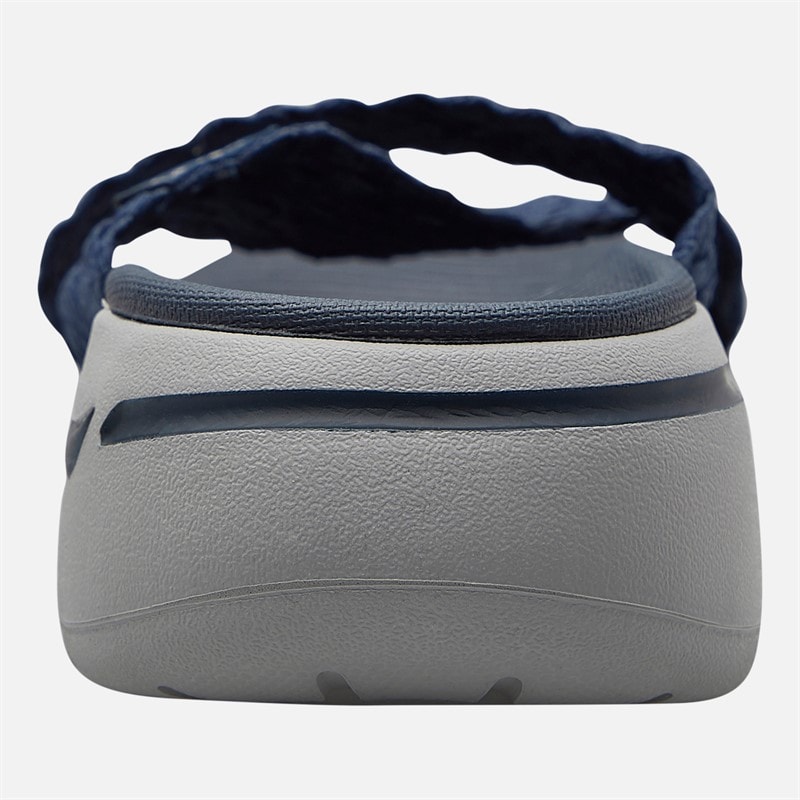 SKECHERS Womens Wondrous Go Walk Arch Fit Sandals Navy - Image 3