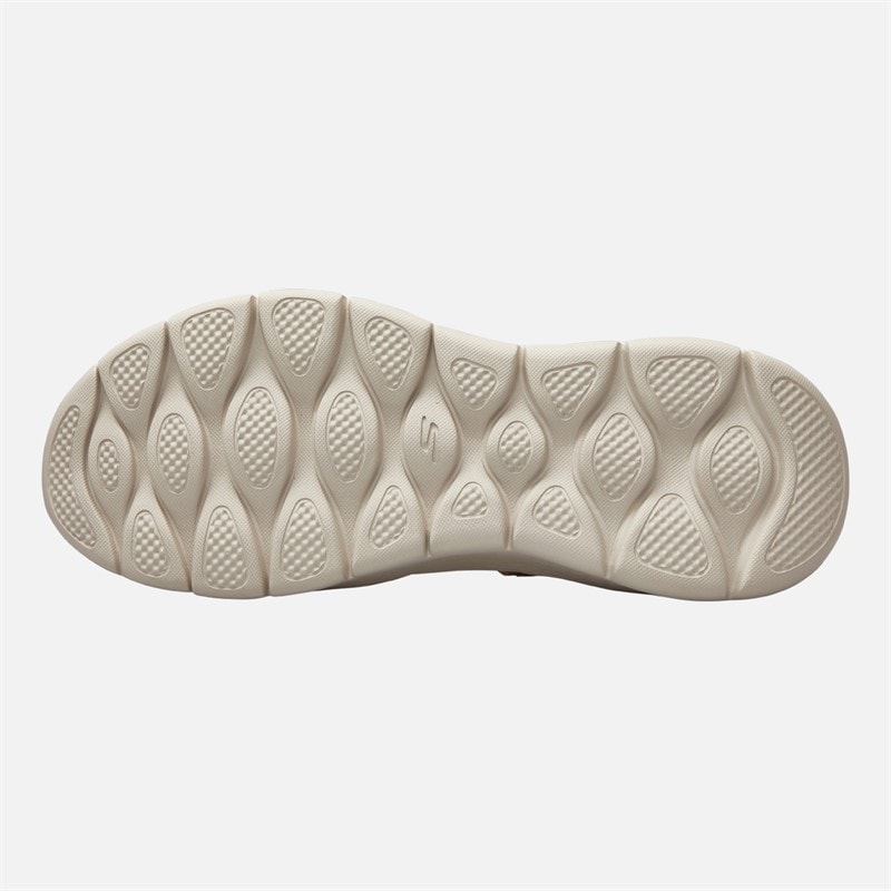 SKECHERS Womens Jill Go Walk Flex Sandals Taupe - Image 2