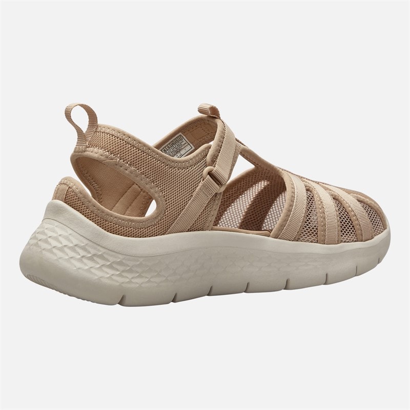 SKECHERS Womens Jill Go Walk Flex Sandals Taupe - Image 5