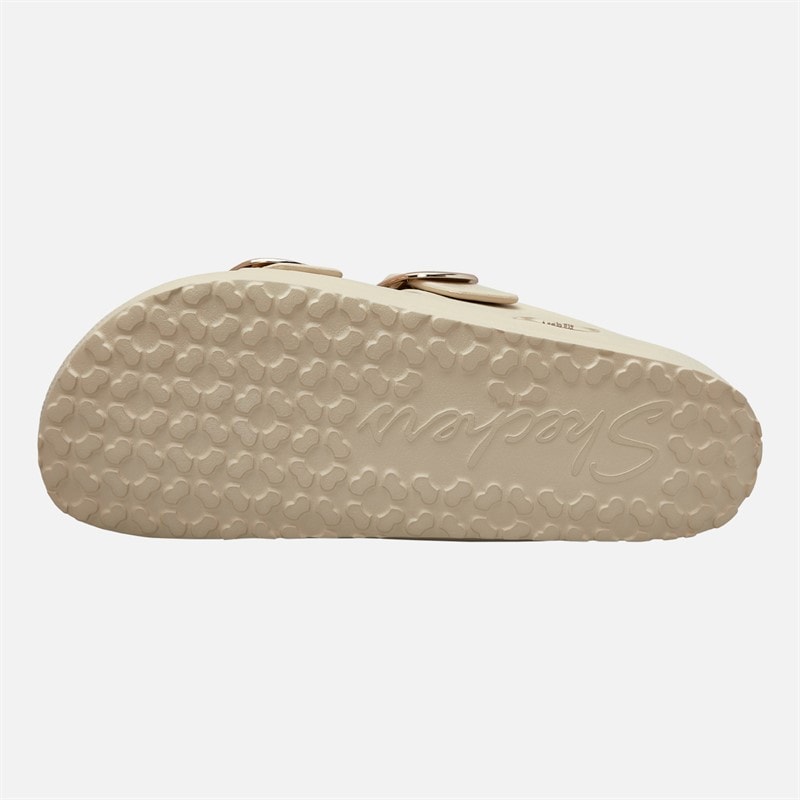 SKECHERS Womens Gold Star Arch Fit Cali Breeze 2.0 Sandals Off White - Image 2