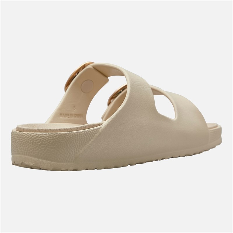 SKECHERS Womens Gold Star Arch Fit Cali Breeze 2.0 Sandals Off White - Image 5